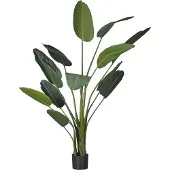 Huismerk Kunstplant Strelitzia Groen - 190 cm hoog