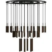Audo Copenhagen Tubulaire kroonluchter 38 Anodized bronzed