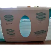 Ernesto Magnetrondozen - 7 stuks - 4 maten - Magnetronsluiting en handige datumweergave - Tempratuurbestendig - Geschikt voor de vaatwasmachine