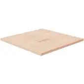 vidaXL Tafelblad vierkant 70x70x2,5 cm onbehandeld massief eikenhout