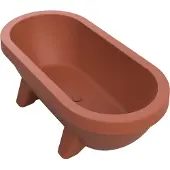 Gardentub Buitenbad 194x94x66 cm 350L Terracotta