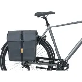 Basil Urban Dry Dubbele fietstas - Grijs - 50 Liter