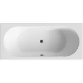 Luca Varess Rosala inbouwbad airmassage 180 x 80 cm acryl mat wit