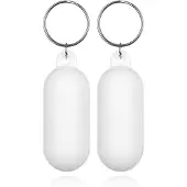 LGT JWLS Drijvende Sleutelhanger Wit - Mini Fender - Set van 2