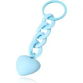 LGT JWLS Sleutelhanger 4 grote Schakels & Hart - Blauw