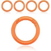 LGT JWLS Set van 5 Boho Karabijnhaken - Oranje