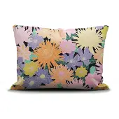 Essenza & Co Kussensloop Flower Fling Black (Percal)-60 x 70 cm (standaard)