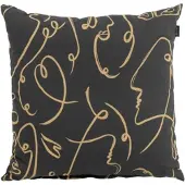 Hartman Sierkussen Faces Black (50 x 50 cm)