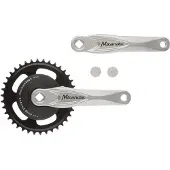 Miranda Crankstel 38T - Aluminium - 170mm - Zwart - Voor stadsfietsen