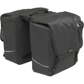 New Looxs Dubbele fietstas Nova Double Racktime 2.0 32 liter 35 x 15 x 35 cm zwart
