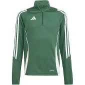 Adidas Tiro24 Half Zip Sweatshirt Groen 9-10 Years Kinderen