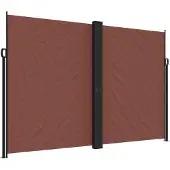 vidaXL Tuinscherm uittrekbaar 220x1200 cm bruin