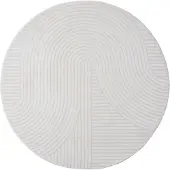 Veer Carpets Vloerkleed ella cream rond ø200 cm