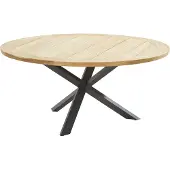 4SO Taste Prado Dining Tafel Teak Antracite dia. 160 cm