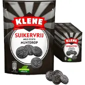 Klene | Muntdrop | Suikervrij | 12 stuks | 12 x 105g