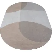 Veer Carpets Vloerkleed eli beige ovaal 160 x 230 cm