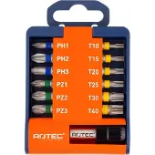 Rotec Bit- & bithouder-set | OPTI-LINE | Bits PH-PZ-TX | 13-delig - 827.9050