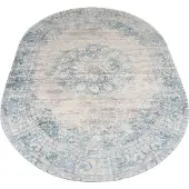 Veer Carpets Vloerkleed viola blue ovaal 160 x 230 cm