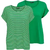 ONLY - ONLMOSTER S/S TOP CS JRS 2PACK - Meisjes - Blouses