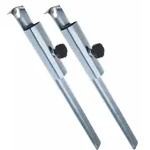 Gerimport parasolharing - 2x - metaal - H50 cm - parasolanker