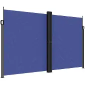 vidaXL Tuinscherm uittrekbaar 200x1200 cm blauw