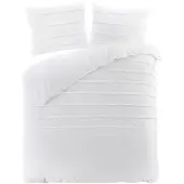 Papillon dekbedovertrek Lucidia - wit - katoen percale - 240x220