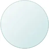vidaXL Tafelblad van gehard glas 700 mm rond