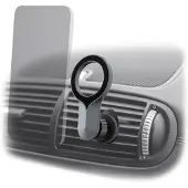Mobilizera Airvent Magnetische Houder Zwart, Smartphonehouder, Zwart