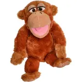 Living puppets Appie Aap - Zachte knuffel van 43 cm