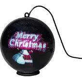 Konstsmide Kerstbol met kerstman en cadeauzak | | Ø 15 cm