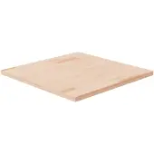 vidaXL Tafelblad vierkant 60x60x2,5 cm onbehandeld massief eikenhout