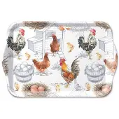 Ambiente Tray Chicken Farm 13x21cm