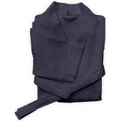 Heckett & Lane Badjas Wafel Lang Velvet Purple-S