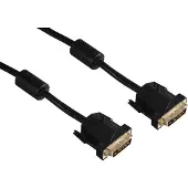 Hama 00125285 DVI kabel 1,8 m DVI-D Zwart