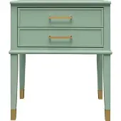 CosmoLiving by Cosmopolitan Bijzettafel Westerleigh 1 lade, van gemakkelijk te onderhouden mdf, poten van massief hout, hoogte 72 cm (1 stuk)