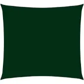 vidaXL Zonnescherm vierkant 5x5 m oxford stof donkergroen