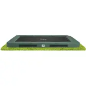 Salta Premium Inground Trampoline 366 X 244 Cm Green