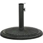 vidaXL Parasolvoet 45x45x30 cm gietijzer groen
