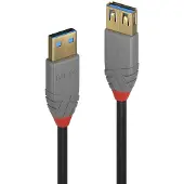 Lindy USB-kabel LINDY 36760 50 cm Zwart