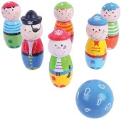 Bigjigs - Kegelset - Piraat