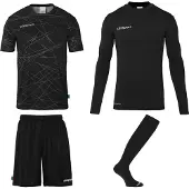 Uhlsport Prediction Keeperstenue Kids Zwart