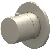 Ivy Aia Afbouwdeel Bond Flow-Through Stopkraan Symmetry Met Rond Rozet Geborsteld Nickel PVD