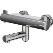 Ivy Aia Badthermostaatkraan Pact Opbouw Omstel Met Draaibare Baduitloop Met Omstel Cooltouch Chroom
