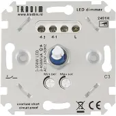 Tradim | muurdimmer | IP 20 | Zilver | 3-450W