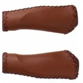 M-Wave Handvatten leer bruin. Lengte: 125/125mm