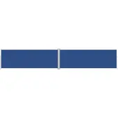 vidaXL Windscherm uittrekbaar 180x1000 cm blauw