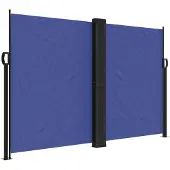vidaXL Windscherm uittrekbaar 160x1000 cm blauw