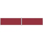 vidaXL Windscherm uittrekbaar 180x1000 cm rood