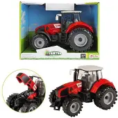 Toi-Toys Tractor met Frictie Rood, 19cm