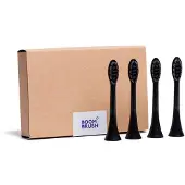 Boombrush Sonische Opzetborstels Zwart - 4 Stuks
